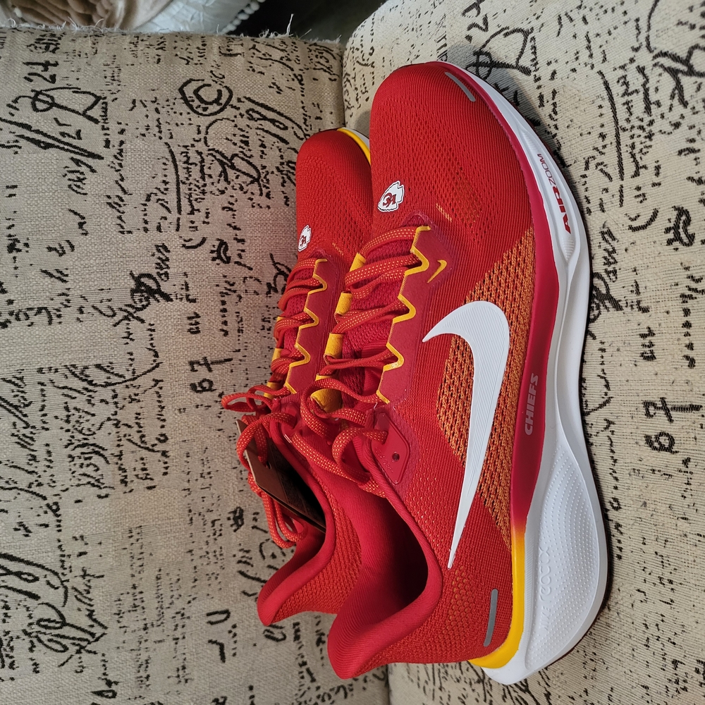 Nike Red and White Athletic Shoes